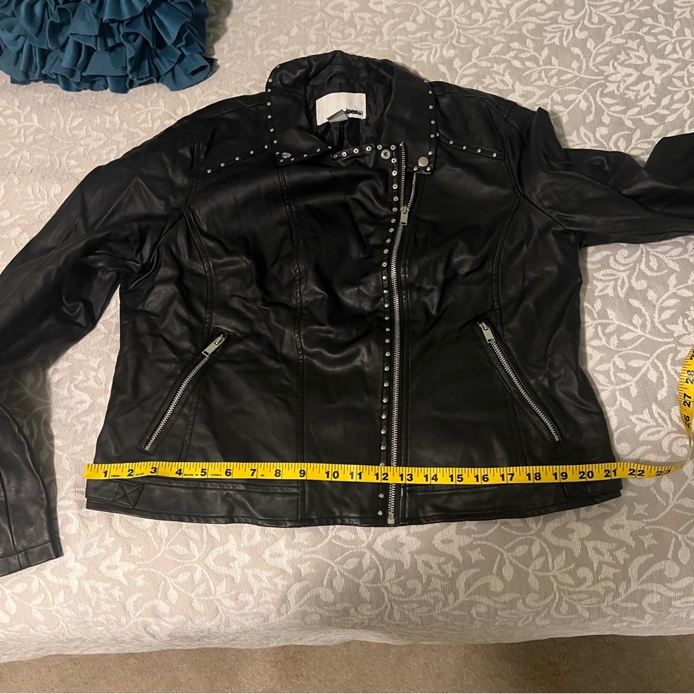 Bar III faux leather jacket , size XXL - Picture 9 of 11